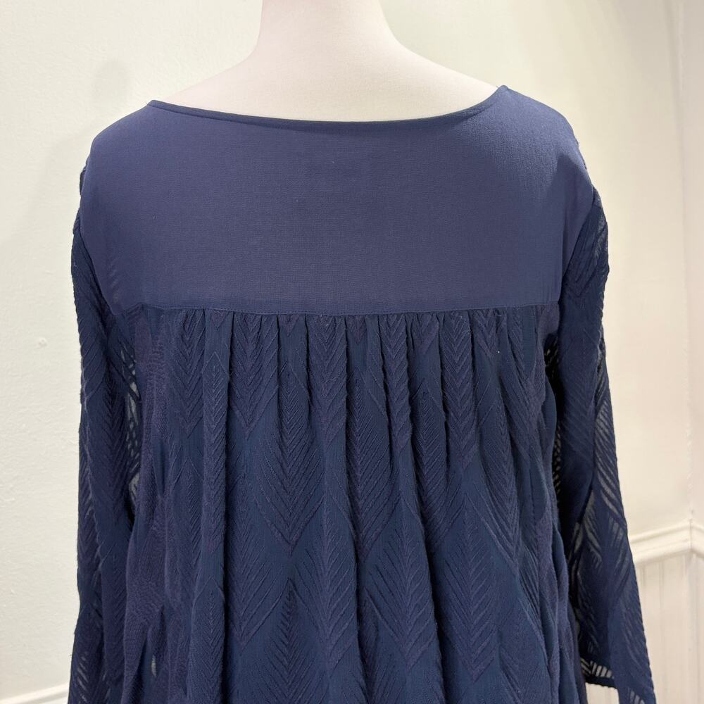 Holding Horses Size S‎ Augusta Swing Dress Crochet Lace Navy Cottagecore Boho - Picture 10 of 12